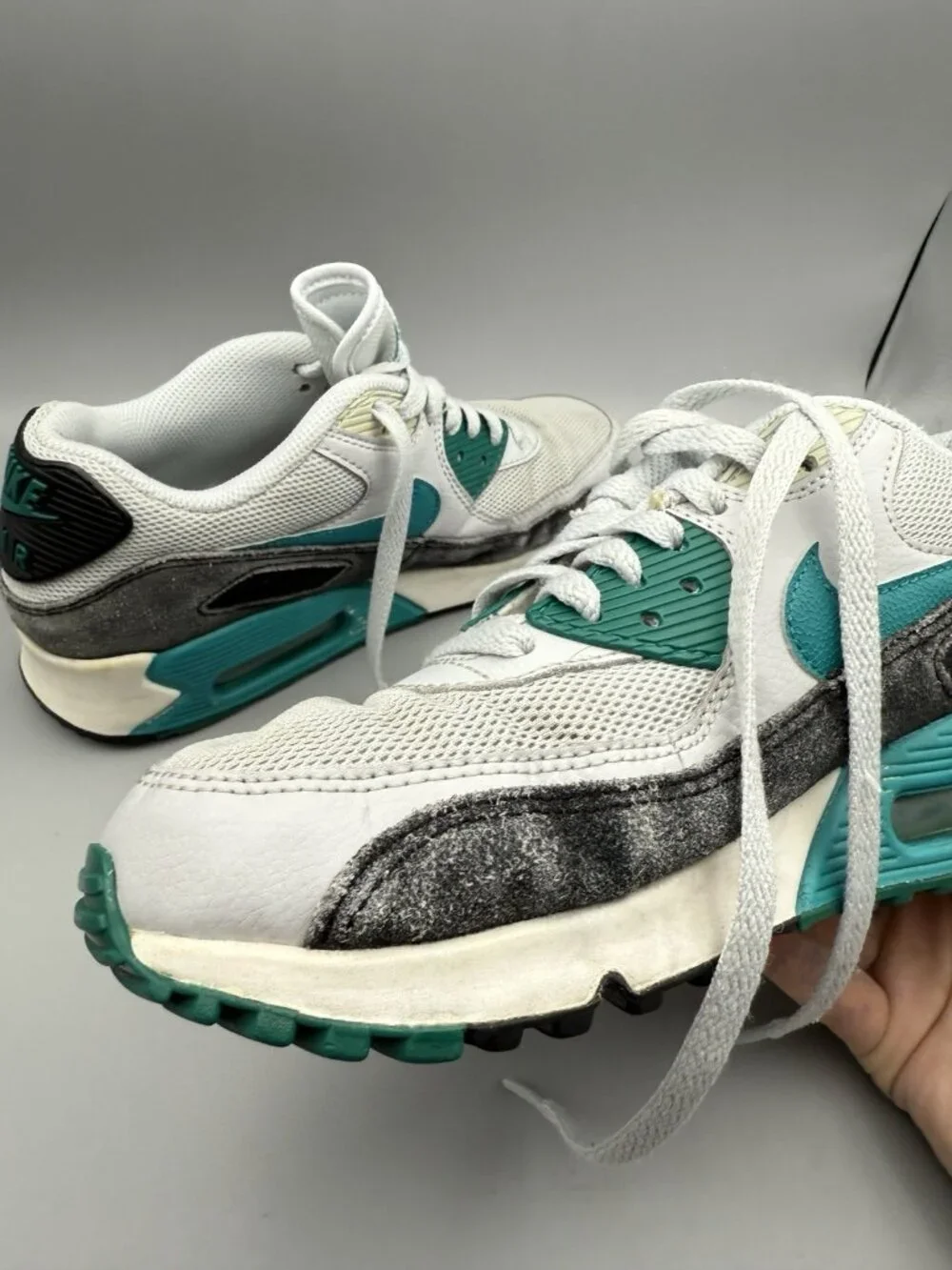 NIKE Air Max 90 Essential Emerald 616730-017 Size 7.5 US Sneakers
